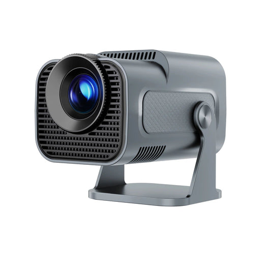 HY320 Mini Newly Native 720P Android 11 4K Projector 300ANSI Wifi6 BT5.0 Cinema Outdoor Portable 180° Rotable Projector