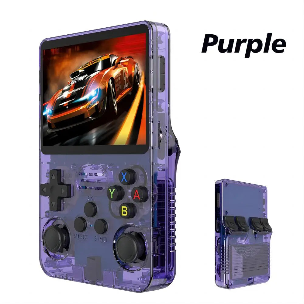 R36S Retro Handheld Console Linux System 3.5 Inch IPS Screen R35S Pro Portable Pocket Video Player 64GB Games